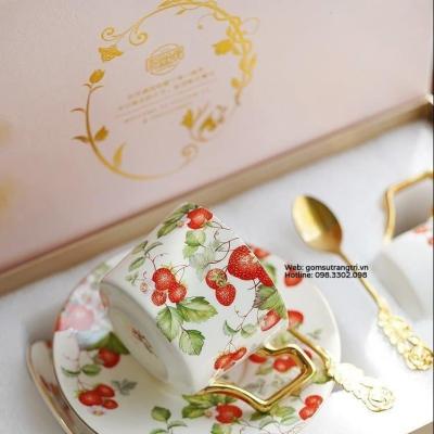 BỘ ẤM CHÉN DÂU TÂY CAO CẤP